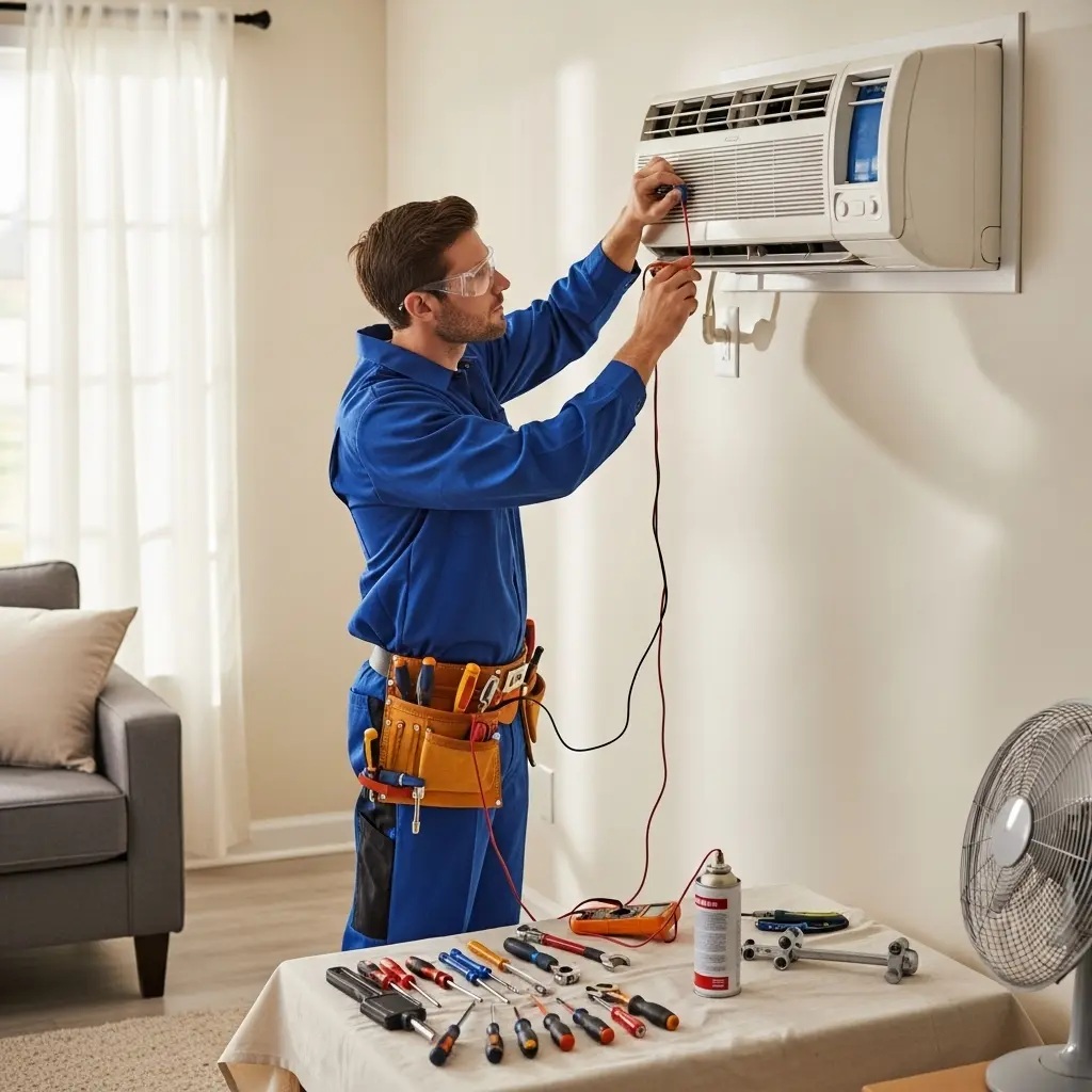 Çeşme Beko Beko klima gaz dolumu ve bakım – Enerji verimliliği artırıldı. - Teknik servis örneği